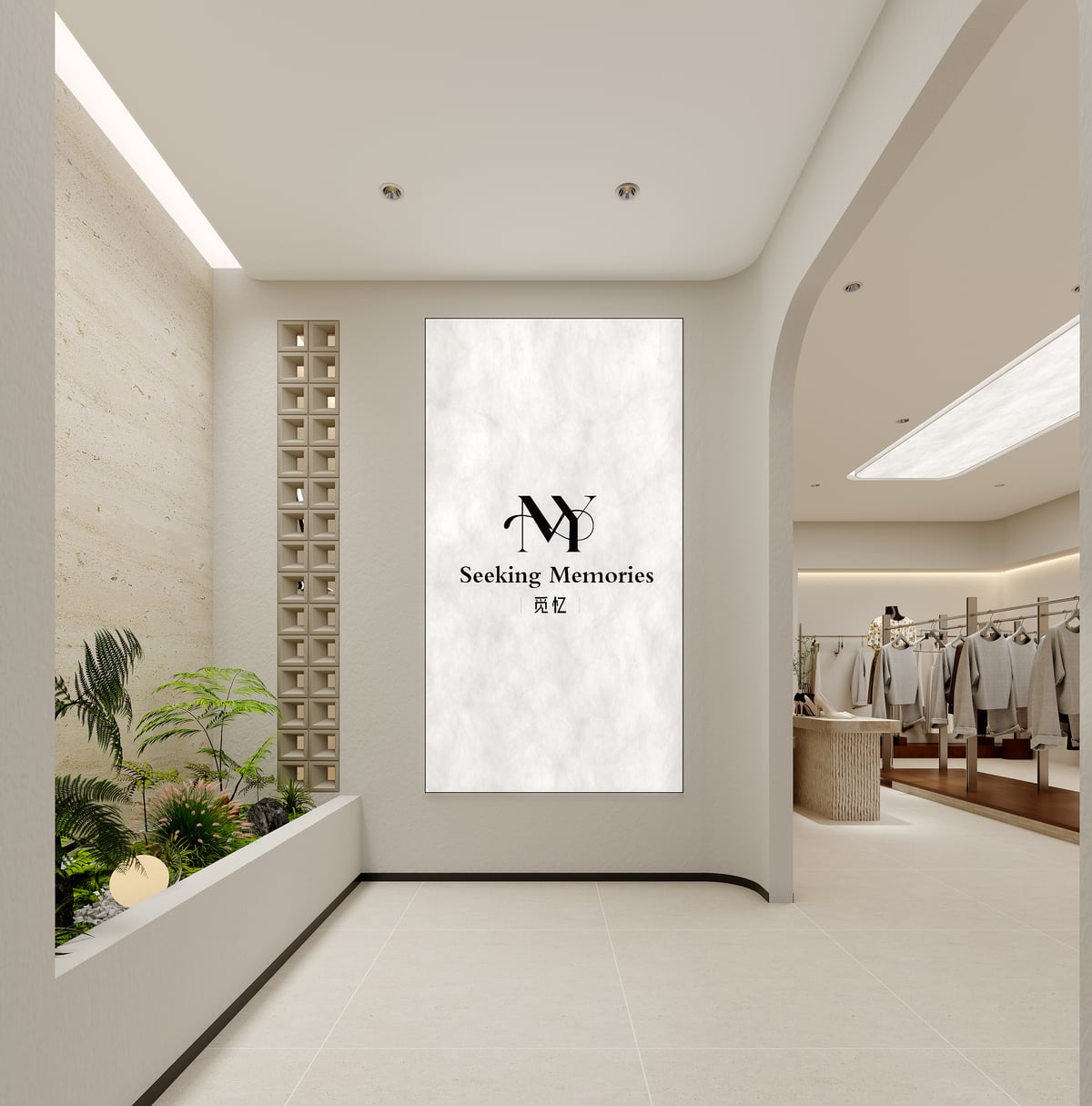 五里堡 服装店 200 平 - 效果图 2