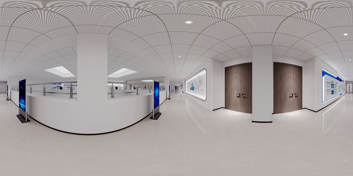 华北水利水电大学实验室展厅 500 平 - 效果图 8